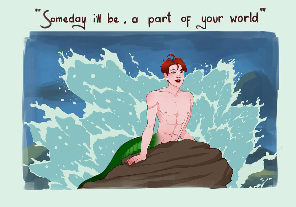 FANART — Ten, Little Mermaid AU
